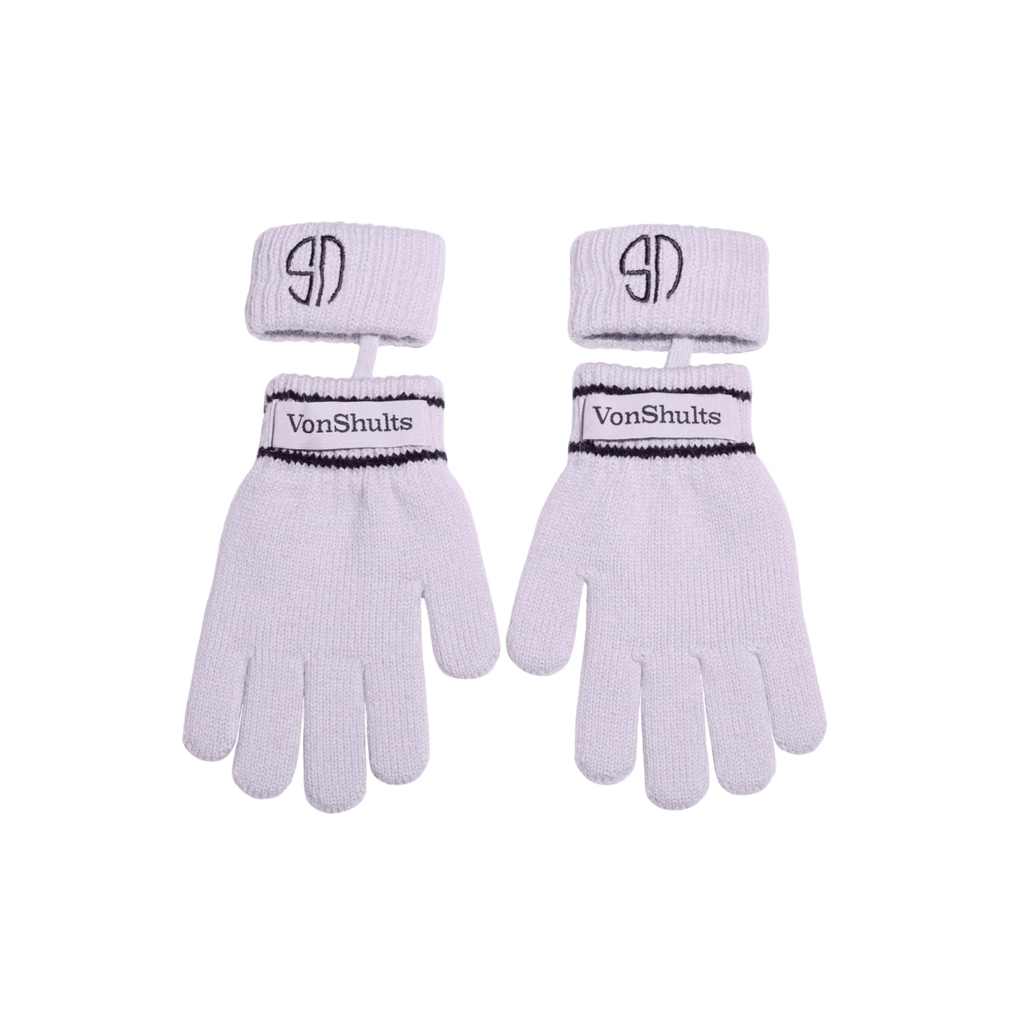 VonShults Merino Wool Winter Gloves Kids Teens with Wrist Strap Strings No Clips - Never-Lose Warm Cold Weather Mittens with Band Cord